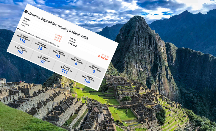 Machu Picchu ingresso